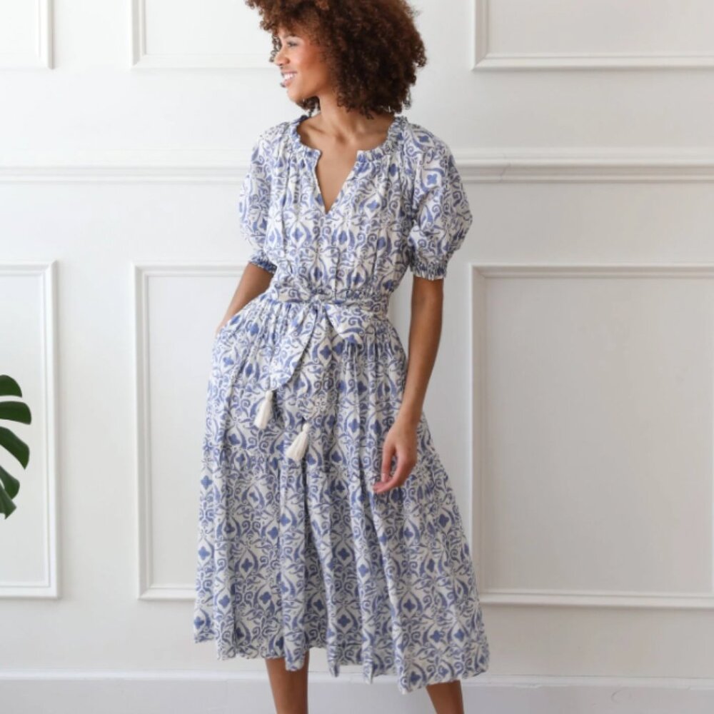 Mille | Zoe Dress in Mykonos | XS